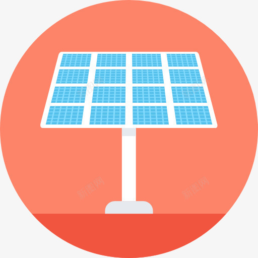 太阳能电池板图标png_新图网 https://ixintu.com 产业 可再生能源 太阳能 太阳能电池板 技术 生态 电力