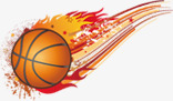 篮球火图标海报png免抠素材_新图网 https://ixintu.com 图标 海报 篮球 设计