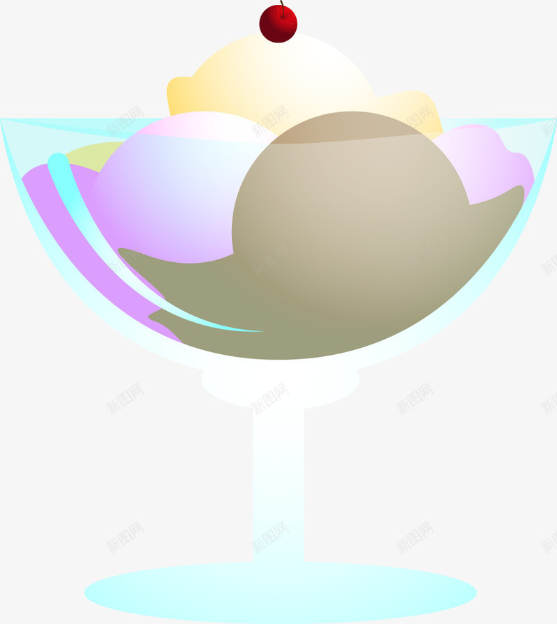 透明饮品图png免抠素材_新图网 https://ixintu.com 冰淇淋饮品奶茶玻璃杯吸管矢量