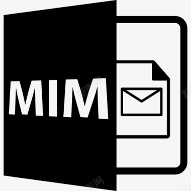 MIM开放文件格式图标图标