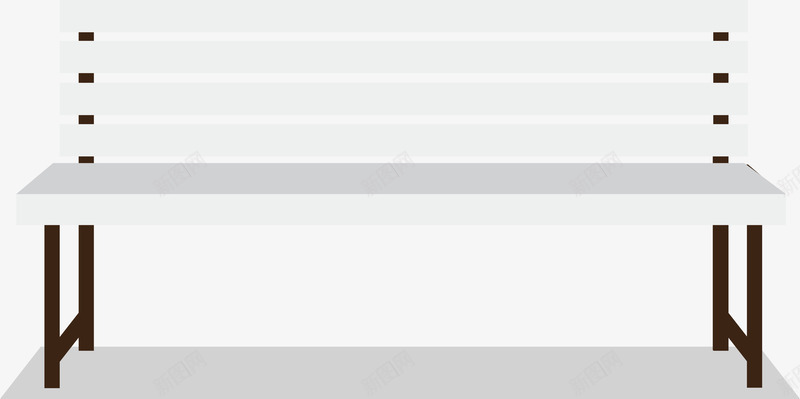 卡通长椅png免抠素材_新图网 https://ixintu.com 卡通画 椅子 矢量装饰 装饰 长椅