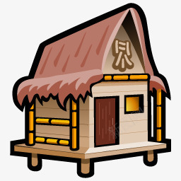 海滩小屋提基时间png免抠素材_新图网 https://ixintu.com beach cabana 小屋 海滩