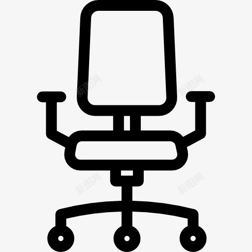 椅子图标png_新图网 https://ixintu.com 业务 办公室 工作 工作椅 工具和用具