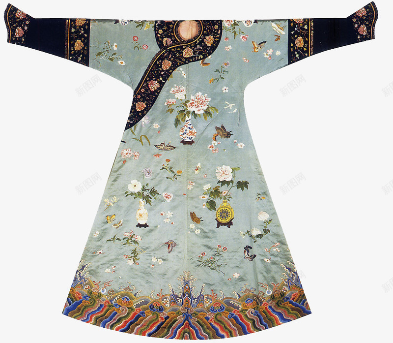 清朝女装png免抠素材_新图网 https://ixintu.com 中国风 复古装扮 清朝服饰