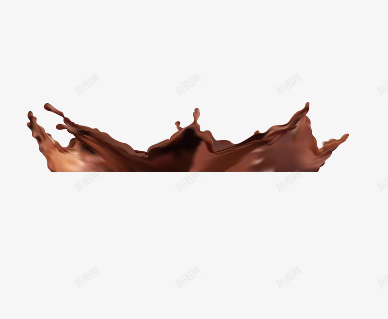 欧式咖色巧克力流动液体矢量图eps免抠素材_新图网 https://ixintu.com 咖色 巧克力 欧式 流动 液体 矢量图
