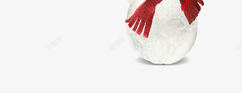 牵着气球的雪人png免抠素材_新图网 https://ixintu.com 戴帽子 暖冬 气球 红气球 雪人