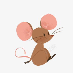 卡通可爱小老鼠素材
