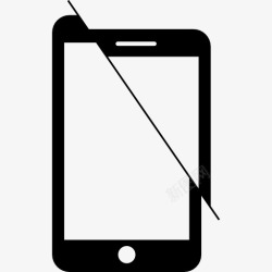 手机坏了破碎的手机图标高清图片