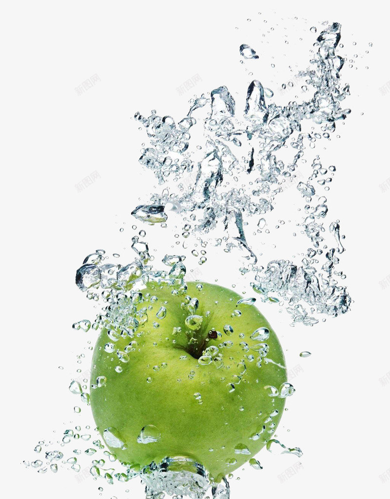 水果与水中气泡png免抠素材_新图网 https://ixintu.com 冰爽 气泡 水中 水中气泡 水果 绿色 透明