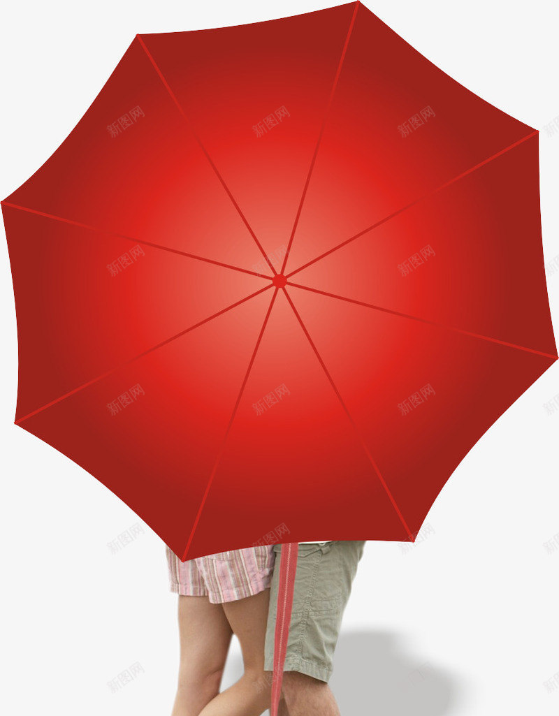 红色打开的伞png免抠素材_新图网 https://ixintu.com 浼 绾壊 鏃呮父 闃叉檼