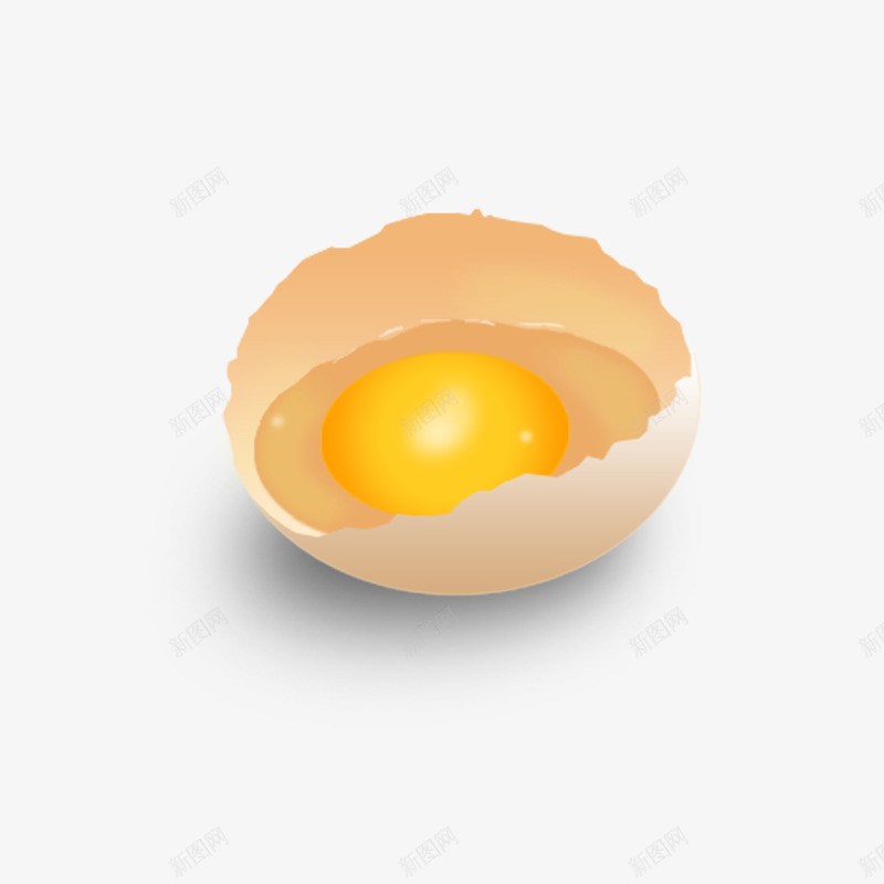 打开的鸡蛋png免抠素材_新图网 https://ixintu.com 打开 蛋白 食物 鸡蛋