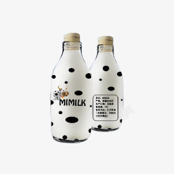 milk瓶子卡通玻璃牛奶瓶高清图片