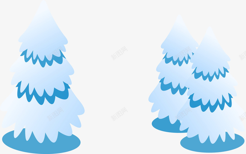 冬树png免抠素材_新图网 https://ixintu.com 免抠 冬季 冬树 树 素材 装饰