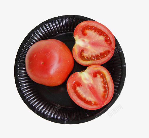 一盘切开的西红柿png免抠素材_新图网 https://ixintu.com 切开 红色 蔬菜图片 西红柿 食物餐饮图片