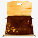 木质椅子棕色座垫素材