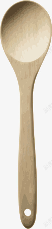 一个木勺png免抠素材_新图网 https://ixintu.com 小勺 小木勺 木勺 木质的勺