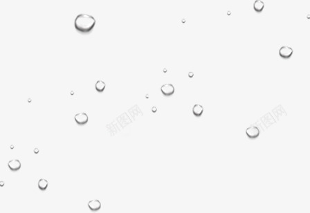 白色水珠透明漂浮装饰png免抠素材_新图网 https://ixintu.com 水珠 漂浮 白色 装饰 透明
