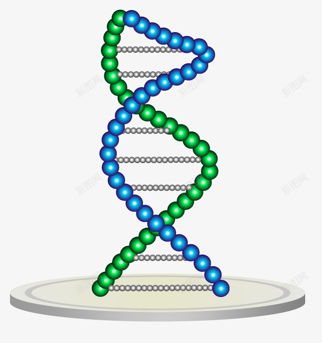 基因矢量图ai免抠素材_新图网 https://ixintu.com 化学 基因检测 实验 展示台 矢量图