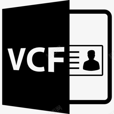 VCF开放文件格式图标图标