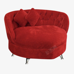 红色沙发椅素材