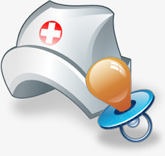 手绘卡通护士帽子图标png_新图网 https://ixintu.com 卡通 图标 帽子 护士