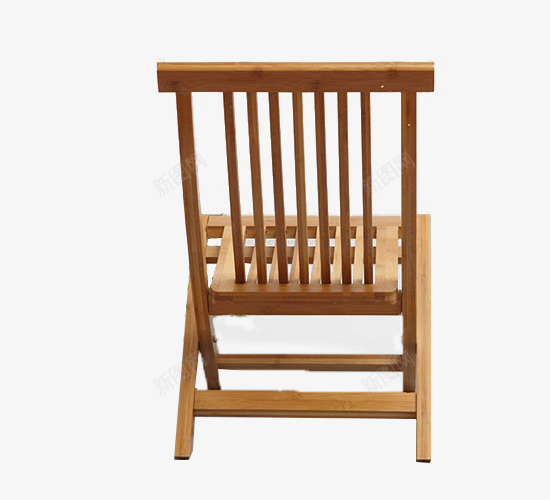 折叠椅子png免抠素材_新图网 https://ixintu.com 便携 木制 椅子背面 镂空