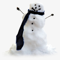 雪人有点丑的雪人素材
