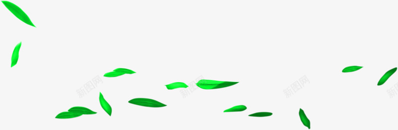 端午节绿色叶子漂浮装饰png免抠素材_新图网 https://ixintu.com 叶子 漂浮 端午节 绿色 装饰