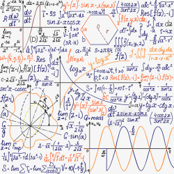 高频错题漂浮数学错题本矢量图高清图片