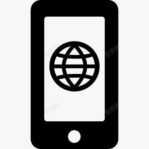 世界网格符号手机屏幕上图标png_新图网 https://ixintu.com 工具和用具 手机 手机屏幕 手机屏幕展示图 电话机 符号的世界 网格