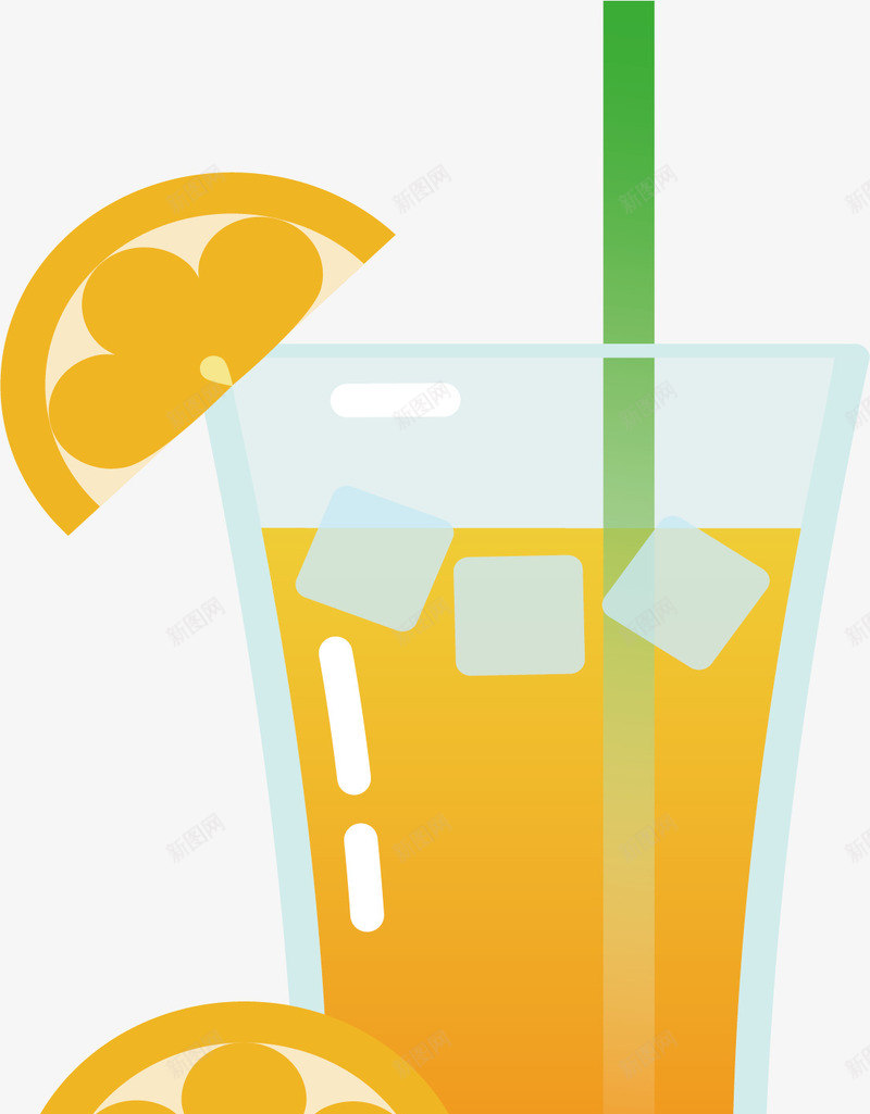 橘色的橙汁png免抠素材_新图网 https://ixintu.com 橘色 橙子 橙汁 矢量素材 鲜榨果汁