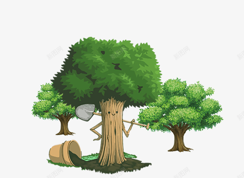 世界地球日卡通绿色低碳形象psd免抠素材_新图网 https://ixintu.com 世界地球日 保护环境 爱护地球 绿色低碳 绿色循环 节能环保