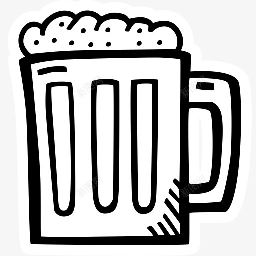 酒啤酒饮料庆典喝方新的一年的手图标png_新图网 https://ixintu.com Alcohol beer beverage celebration drink party 啤酒 喝 庆典 方 酒 饮料