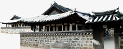 韩国复古冬季院子素材