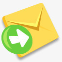 电子邮件发送邮件消息信信封简单图标图标