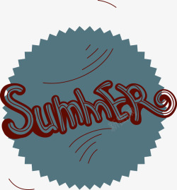 人字logo暑假插图图标高清图片