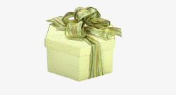 绿色礼品丝带礼品盒圣诞节高清图片