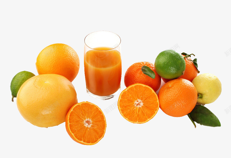 新鲜果汁png免抠素材_新图网 https://ixintu.com 新鲜果汁 果汁 榨汁 橙子 水果 水果汁