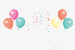 生日布置手绘生日气球高清图片