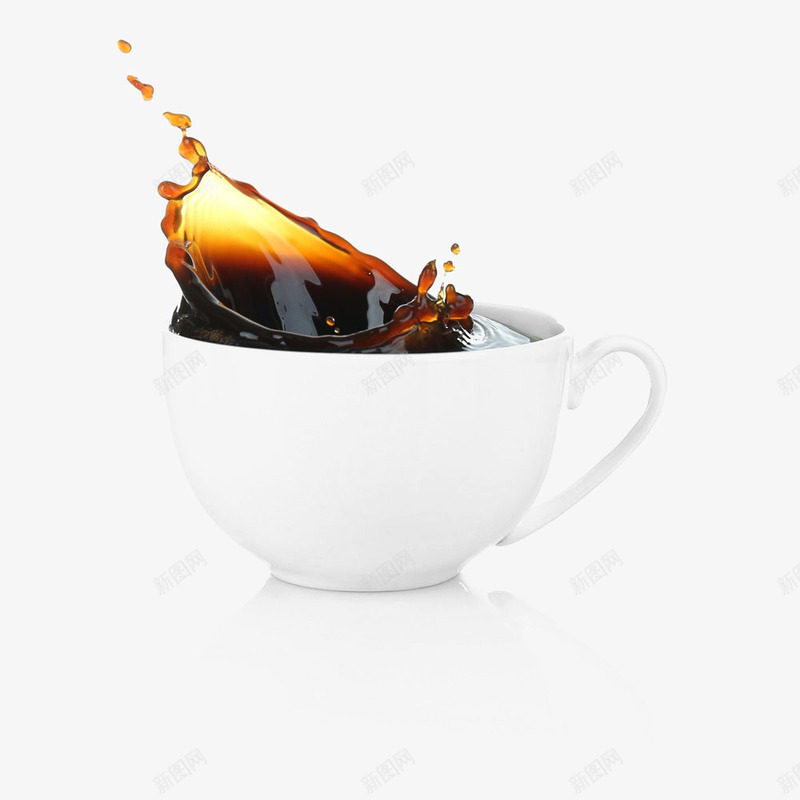 飘浮咖啡png免抠素材_新图网 https://ixintu.com 液体 阴影 黑色
