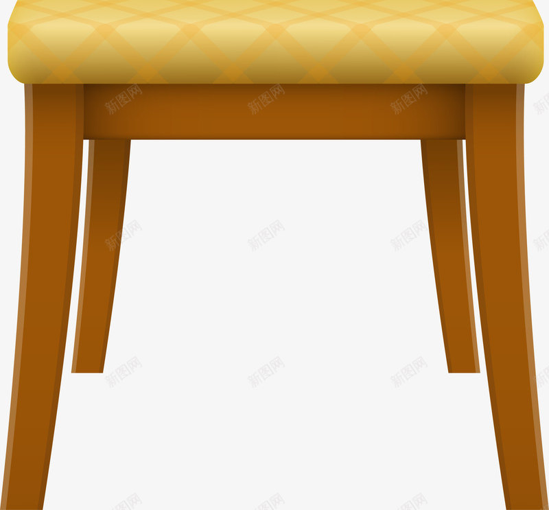 黄色卡通实木椅子png免抠素材_新图网 https://ixintu.com 卡通椅子 实木家具 家装节 座椅 装饰图案 黄色椅子