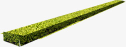 绿色草坪绿化道路装饰素材