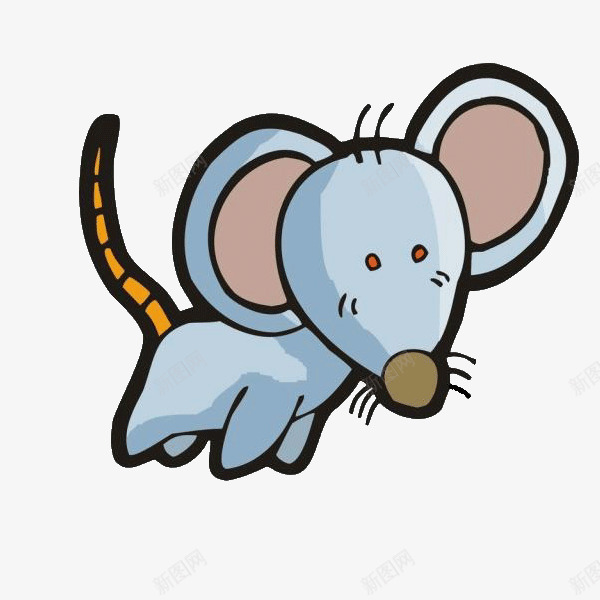 手绘可爱小老鼠png免抠素材_新图网 https://ixintu.com 儿童画 动漫 动画 卡通动物 卡通老鼠 可爱老鼠 小老鼠 灰色老鼠 鼠