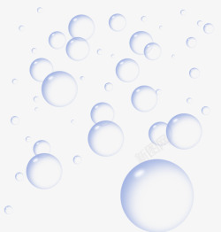 圆形水泡白色气泡高清图片