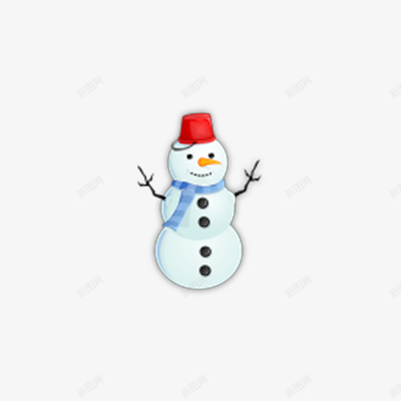 圣诞节堆雪人png免抠素材_新图网 https://ixintu.com 圣诞 圣诞节 圣诞节雪人 堆雪人 红色桶