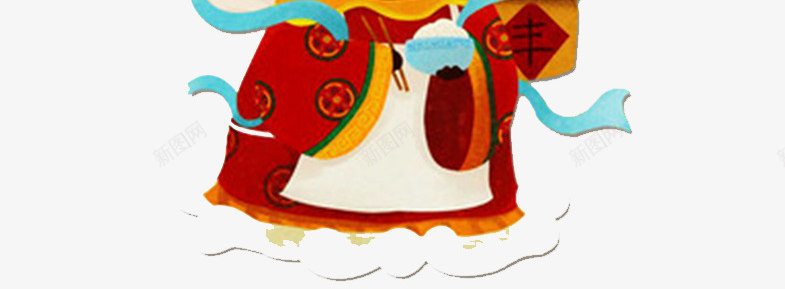 过小年祭灶神传统海报png免抠素材_新图网 https://ixintu.com 中国风 中国风海报 传统习俗 传统节气日期 字体设计 小年夜 年俗 新年 日期 灶神 祭灶神 过小年