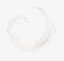 漂浮牛奶牛奶圆圈高清图片
