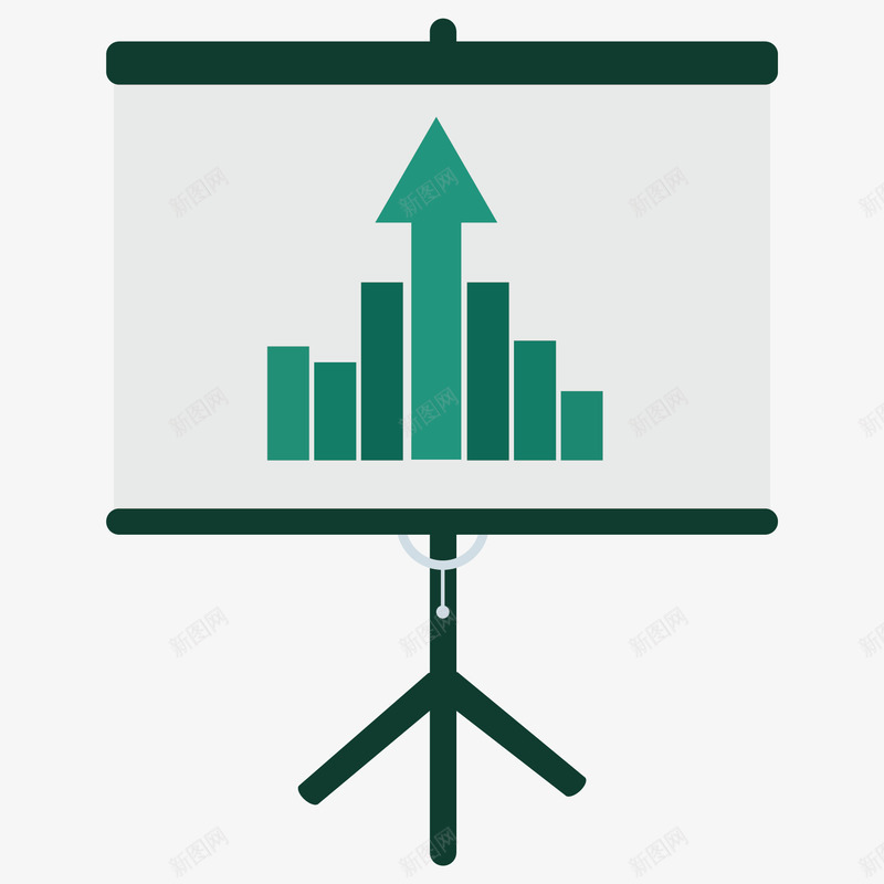 会议箭头展示矢量图eps免抠素材_新图网 https://ixintu.com 上升 会议 展示 箭头 矢量图