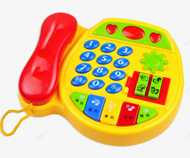 按键电话玩具png免抠素材_新图网 https://ixintu.com 按键电话模型 早教机 模型电话玩具 电话早教机
