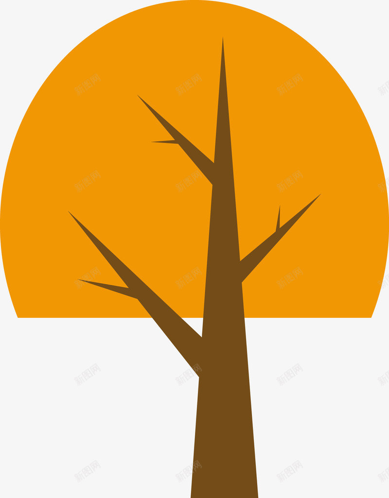 金色树木图png免抠素材_新图网 https://ixintu.com 叶子 大树 小树 成长过程 树 树木 树枝 树桩 树苗 植物 绿色 绿色植物 茁壮成长